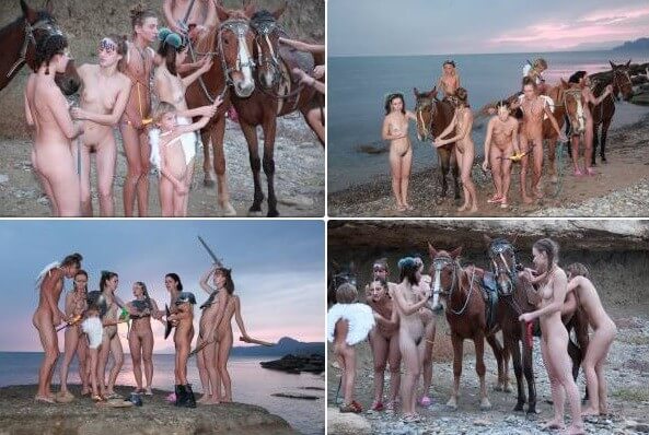 Mystical Horsey Riders Series photos - Naturism as the meaning of life