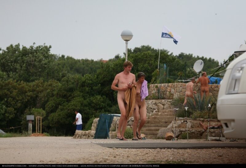 Nudism Family Indian Summer Painting photo gallery - Unlimited freedom is the guiding principle of nudism and naturism