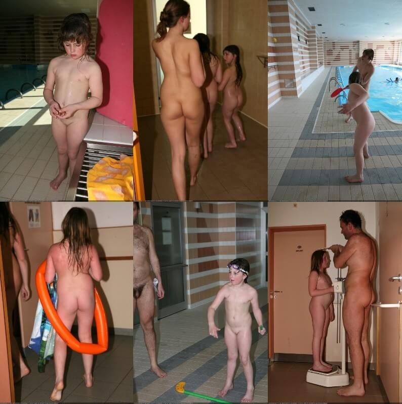 Pool house pictures - Family nudism in the 21st century
