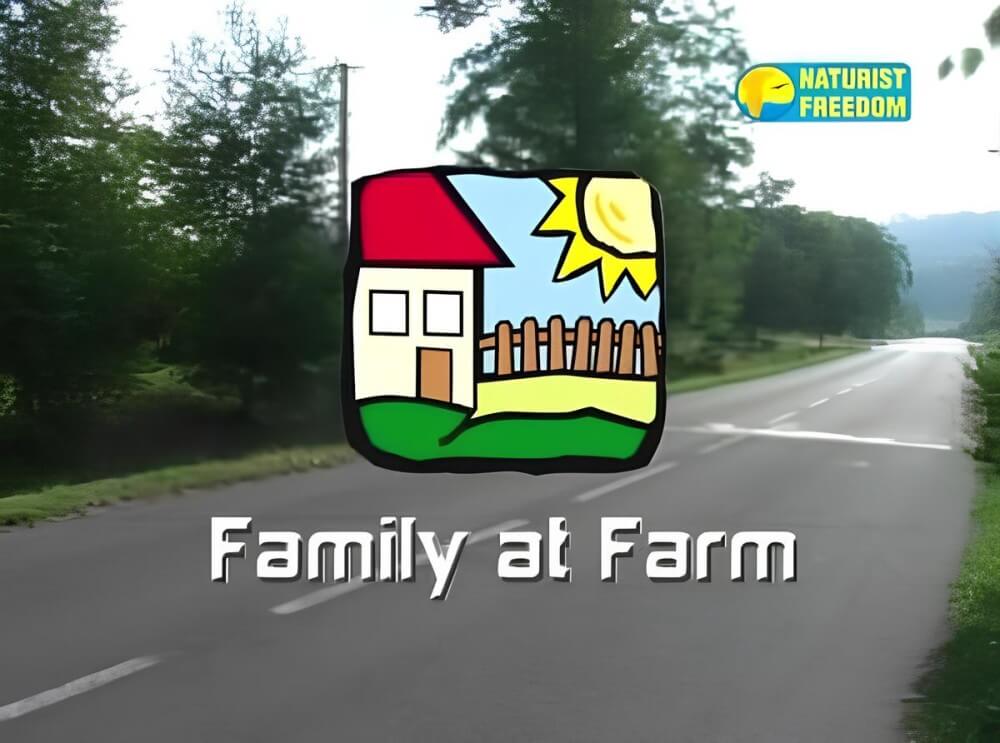 Naturist Freedom: Family at Farm - Naturists value a simple life