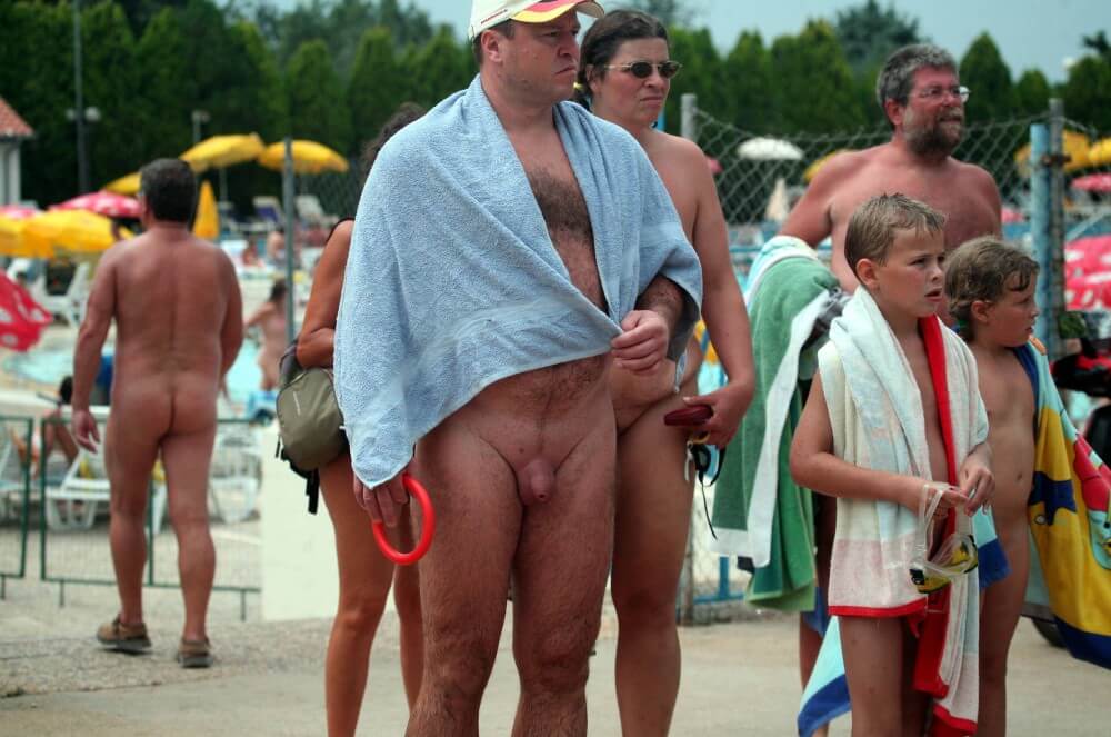 Naturist Pool Resort Exits photos - The Cult of Nudity Is Open to All