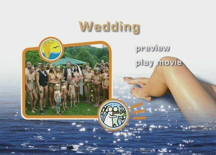 A wedding in a nudist collective - Nudism and naturism as a philosophy of life are deeply rooted in respect