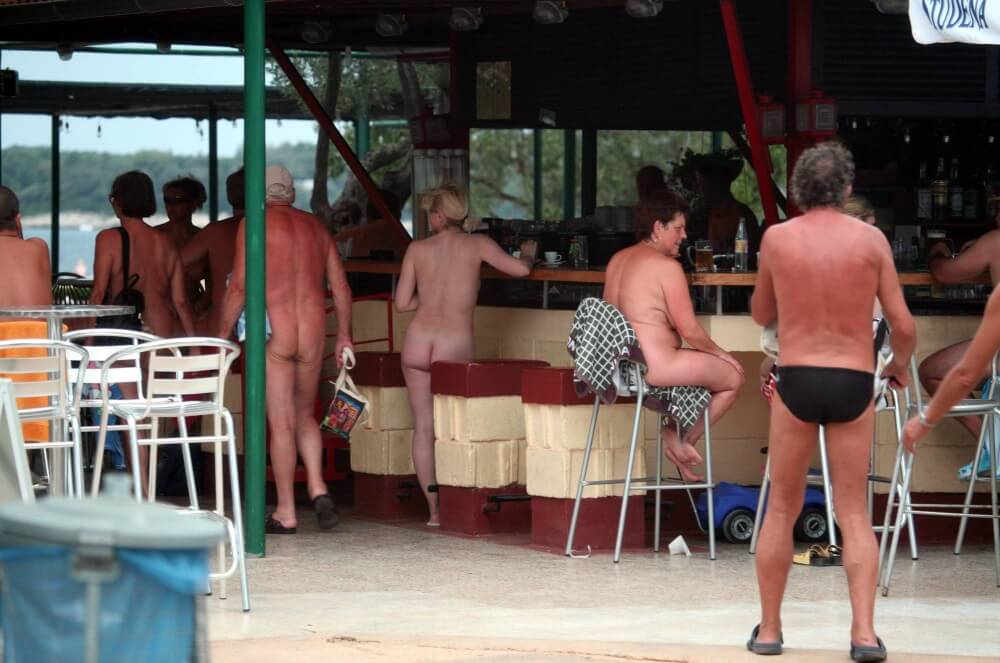 Outdoor diner view - We have nothing against nudism per se