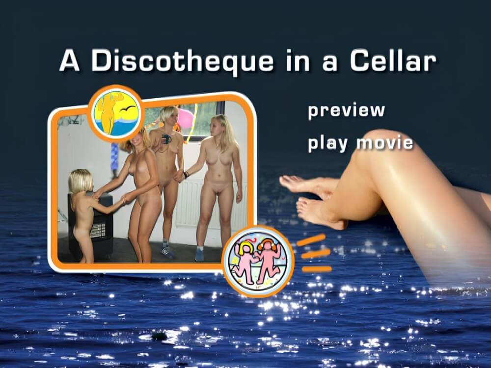 Naturist Freedom: A discotheque in a cellar - She appeared completely naked