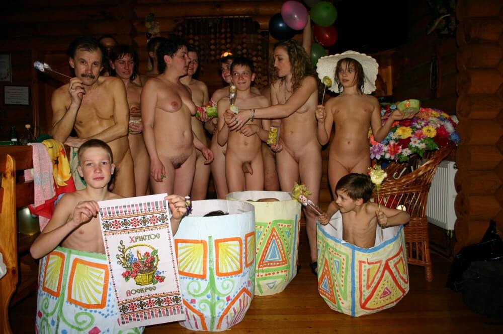 Easter Group Memories pics - Nudists value harmony and tranquility