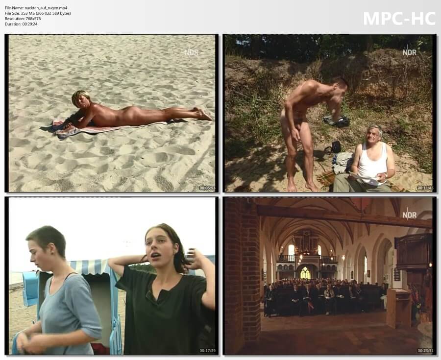 Nudist movie die nackten auf rugen HD - A person without clothes is closer to the wild
