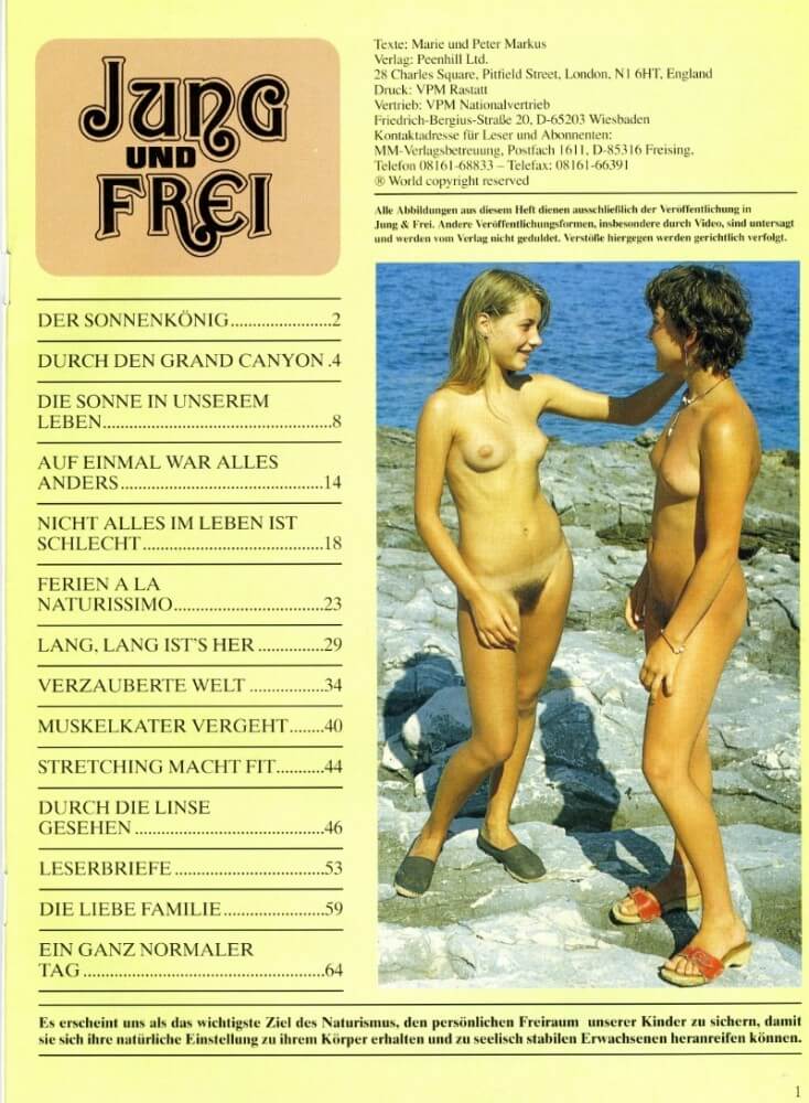 Jung und Frei Nr 76 - Nudism helps overcome insecurities