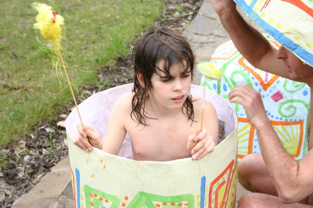Easter 2X Eggs Outdoors photos - Naturism as a Way of Life