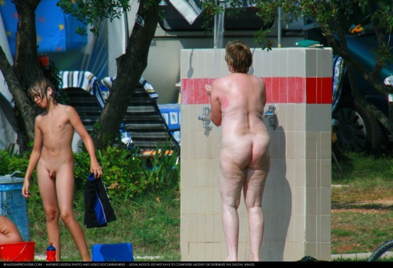 Covered in Towel Nudists-Boardwalk Biking - The first step toward home nudism