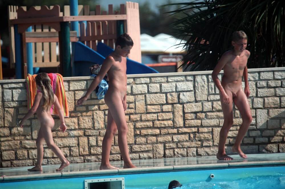 Naturist Pool Assortment photos - Naturism and nudism value openness of mind and body