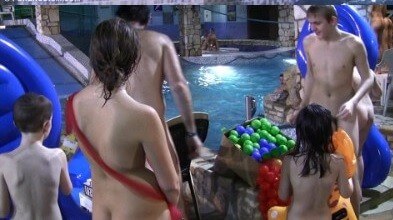 Splashing Water Zone 1 - One of the most striking examples of naturism