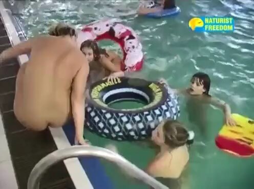 Naturist Freedom Full Pool - This is how naturism culture manifests itself