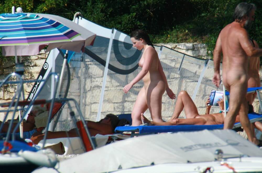 Girl Daytime Bath - Taking Off Ones Clothes