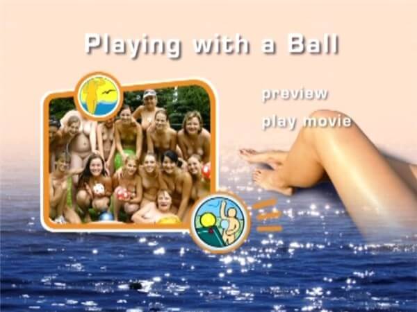 Naturist Freedom: Playing with a ball - Nudism is based on sincerity