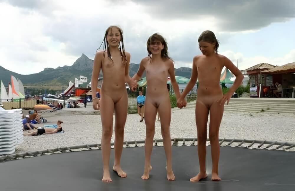 Trampoline pics - The cult of nudity has not been forgotten