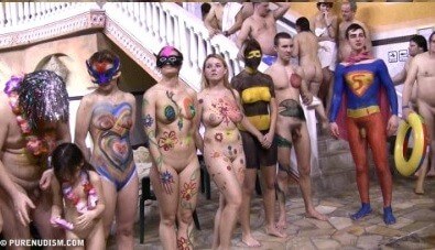 Body paint award lines Full HD - A Private Club for Nature Lovers