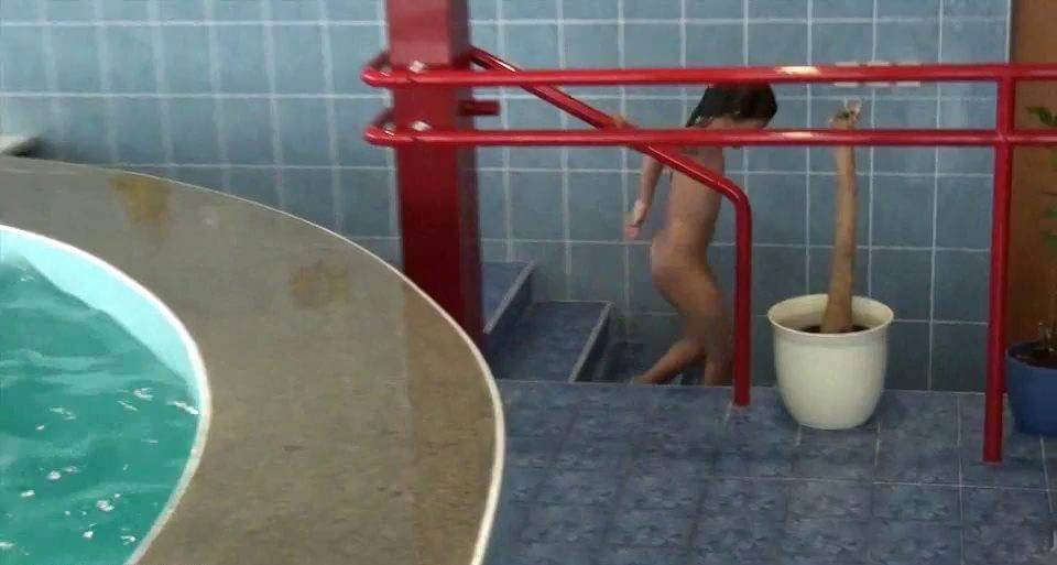 Indoor Swim Exercise - Nudism is a way to improve health and boost self-esteem