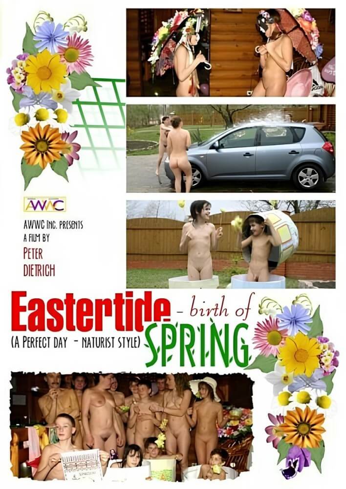AWWC, Enature - Eastertide Birth Of Spring video - Many beautiful people without clothes