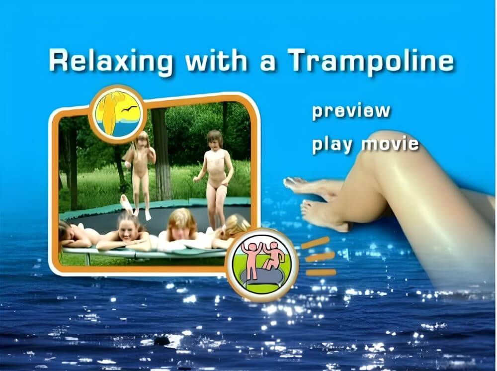 Naturist Freedom: Relaxing with a trampoline DVD - A love of the sun and fresh air are important values for those who practice naturism and nudism