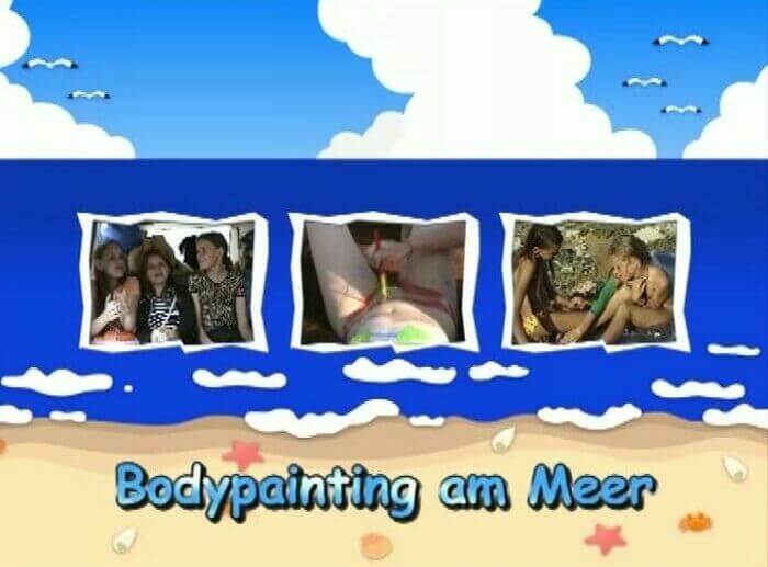 Naturistin: Bodypainting am Meer - The idea of freedom and self-acceptance, as embodied by Adam and Eve, is important