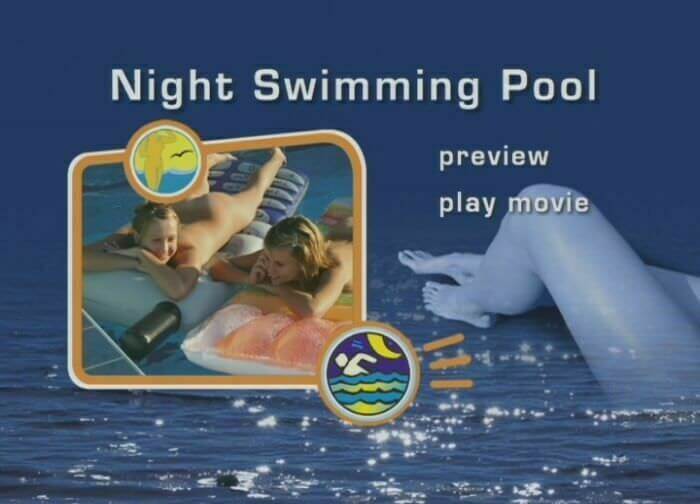 Naturist Freedom: Night swimming pool - Pure naturism teaches us to accept ourselves and others without judgment or criticism