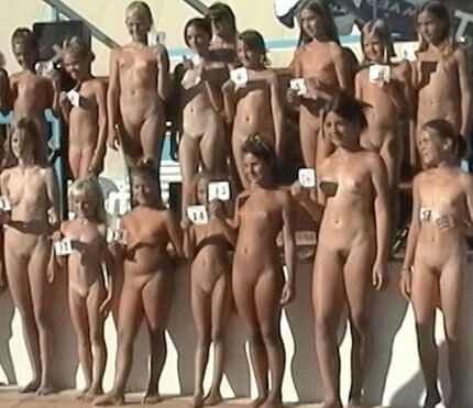 Pageant Family Lines Full HD video - The practice of naturism fosters an atmosphere of trust and respect