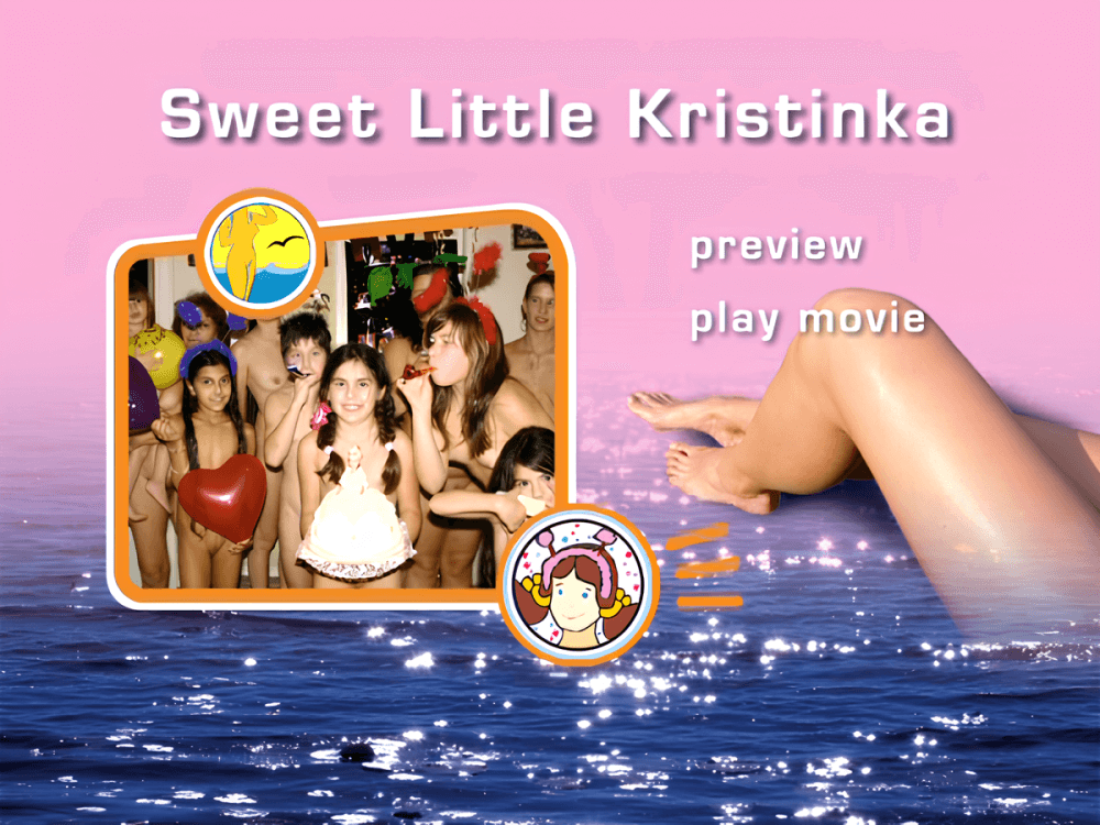 Naturist Freedom: Sweet Little Kristinka  DVD - It is a way to strengthen inner harmony and peace